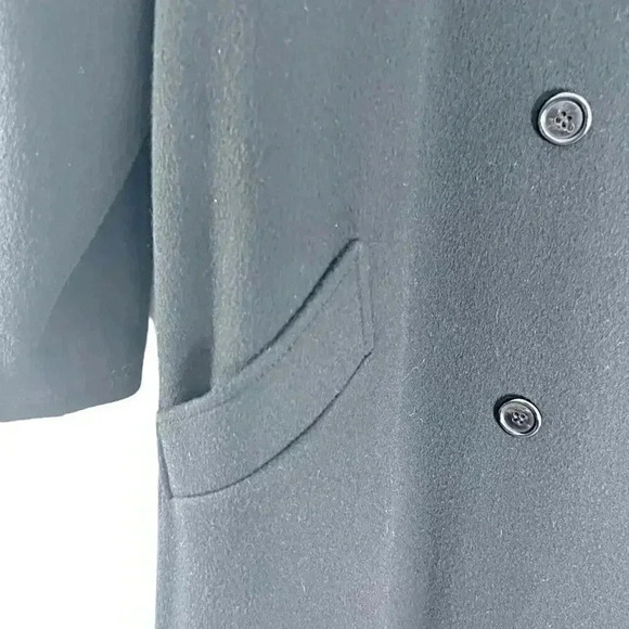 Harve Benard Vintage Black Wool Peacoat Men's Size 2XL - Picture 6 of 11